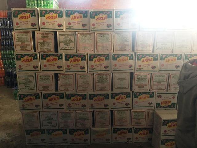 ضبط 1560 لتر زيت تموينى و900 كيلو دقيق مدعمين قبل تهريبهم بالشرقية