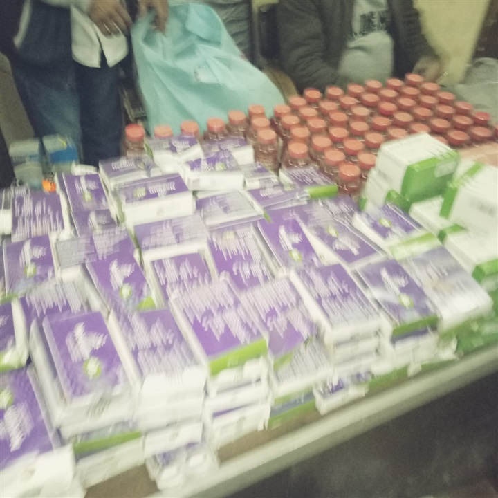 ضبط كميه كبيرة من الادويه المغشوش بمخرن فى العمرانيه