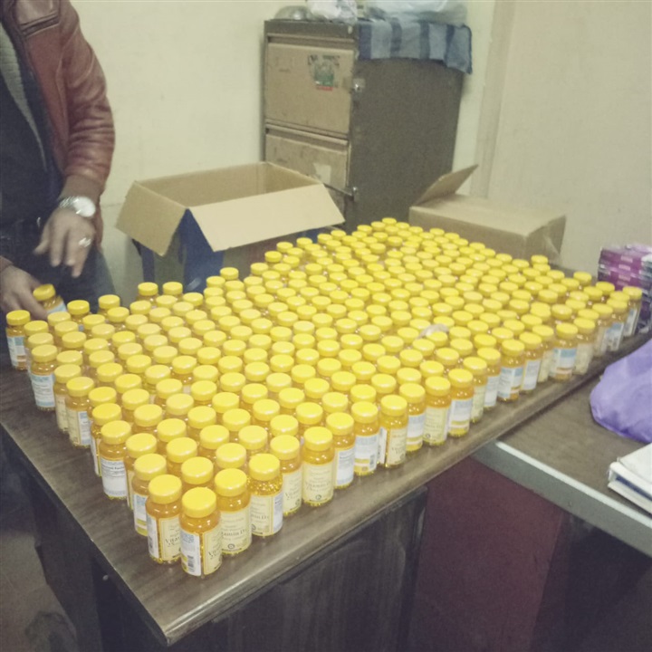 ضبط كميه كبيرة من الادويه المغشوش بمخرن فى العمرانيه