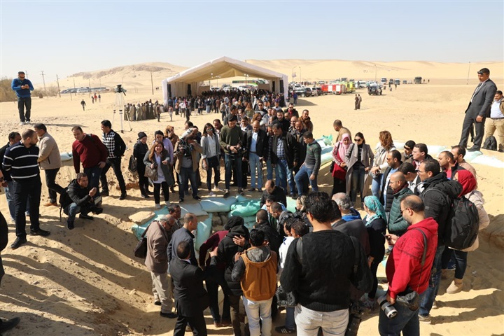 أول كشف أثري لعام 2019 بمنطقة آثار تونا الجبل بمحافظة المنيا