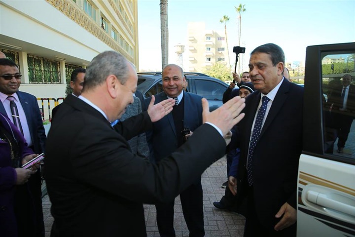 بالصور.. محافظ كفر الشيخ يستقبل اللواء أحمد عابدين رئيس العاصمة الإدارية 