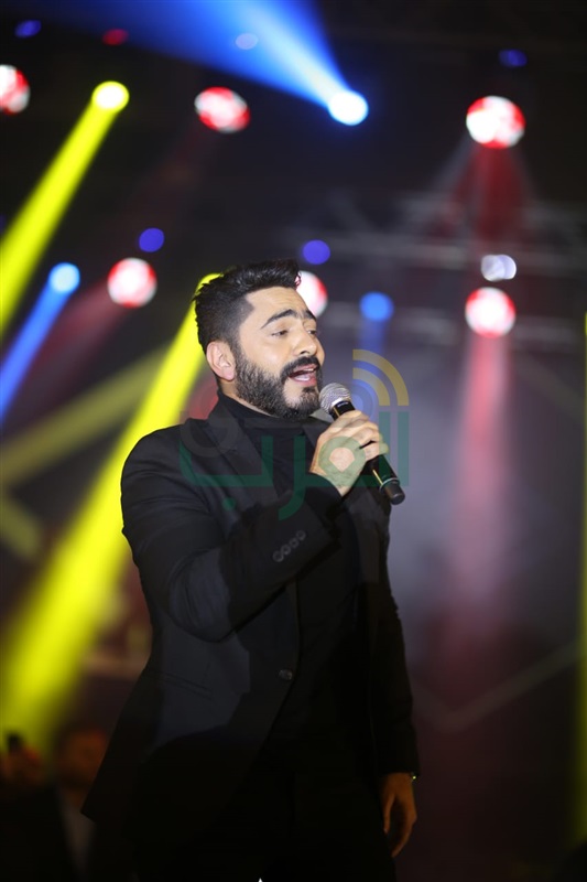 بالصور .. تامر حسني يشعل حفلا ضخما بأحد الفنادق النيلية بالصور .. تامر حسني يشعل حفلا ضخما بأحد الفنادق النيلية