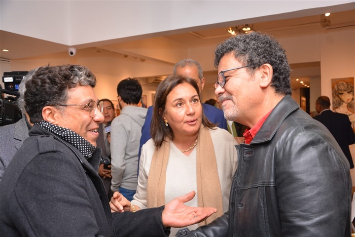بالصور.. وزيرة التضامن ورجاء الجداوي وهاني البحيري بمعرض سوزي عرفه في "المشربية" بالصور.. وزيرة التضامن ورجاء الجداوي وهاني البحيري بمعرض سوزي عرفه في "المشربية"