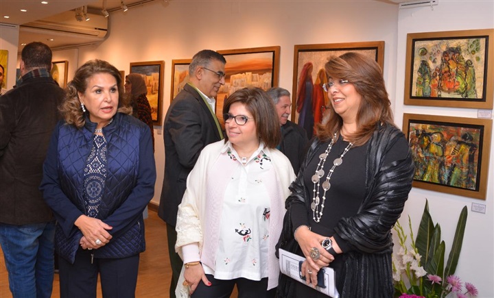 بالصور.. وزيرة التضامن ورجاء الجداوي وهاني البحيري بمعرض سوزي عرفه في "المشربية" بالصور.. وزيرة التضامن ورجاء الجداوي وهاني البحيري بمعرض سوزي عرفه في "المشربية"