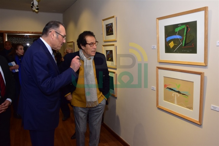 بالصور.. الفنان فاروق حسنى يفتتح معرضه الجديد.. والسفير السعودى يشيد باللوحات بالصور.. الفنان فاروق حسنى يفتتح معرضه الجديد.. والسفير السعودى يشيد باللوحات