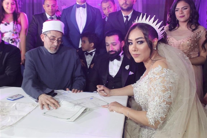 بالصور.. نجوم الفن فى حفل زفاف كريمة الملحن احمد منصور