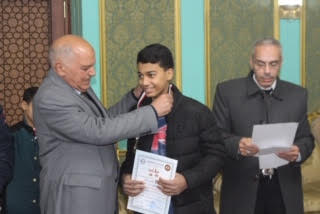 نقيب المعلمين يكرم أبطال نادى المعلمين للجبت كوني دو