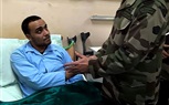الفريق أول محمد زكي يزور المرضى ومصابي القوات المسلحة بالمجمع الطبي بكوبري القبة   