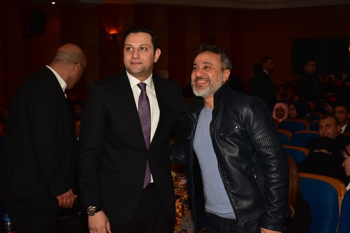 بالصور.. حمادة هلال يشعل حفل خريجي أكاديمية 6 أكتوبر 2019 بحضور نجوم الفن والمشاهير بالصور.. حمادة هلال يشعل حفل خريجي أكاديمية 6 أكتوبر 2019 بحضور نجوم الفن والمشاهير
