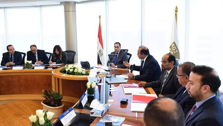 رئيس الوزراء يلتقي أعضاء  مجلس إدارة البورصة المصرية بالقرية الذكية