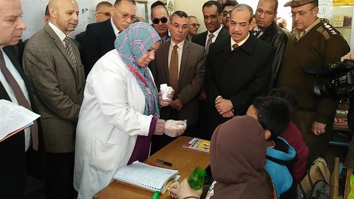 بدء تنفيذ الحملة القومية للقضاء على الطفيليات المعوية لتلاميذ المدارس بالشرقية