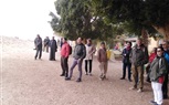  وفد سياحي متعدد الجنسيات يزور آثار بني حسن بالمنيا   