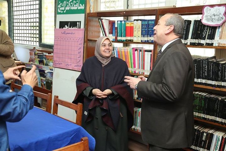 بالصور.. محافظ كفر الشيخ يدعو لتعظيم دور الوسائط والوسائل التعليمية بالمكتبات المدرسية