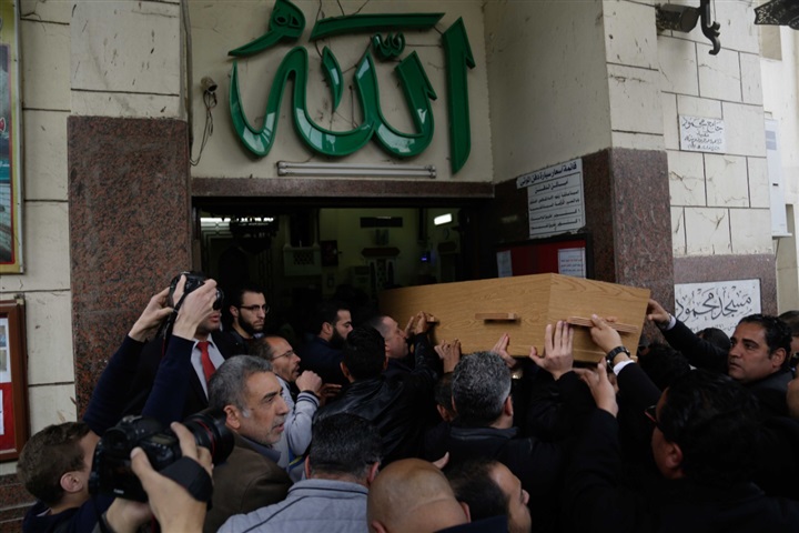 بالصور.. تشييع جنازة خالد توحيد رئيس قناة الأهلي بالصور.. تشييع جنازة خالد توحيد رئيس قناة الأهلي