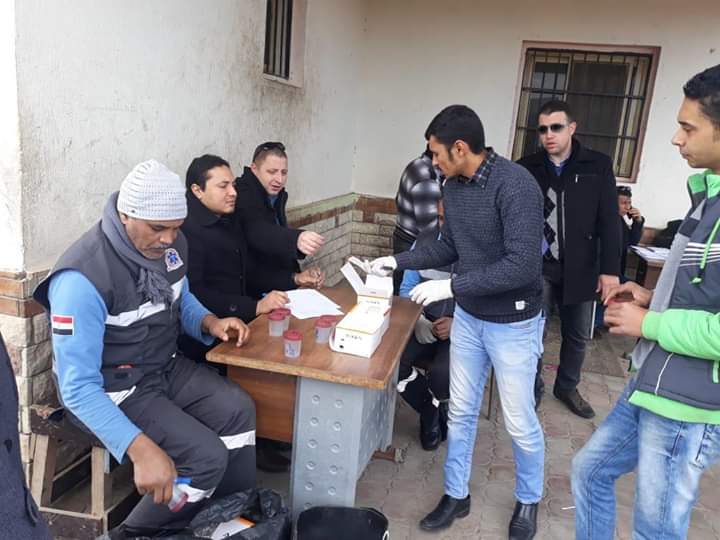 استمرار حملات الكشف عن السائقين للمكافحة أدمان المخدرات بدمياط