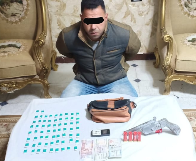 بالصور.. مباحث كفر الشيخ تكشر عن أنيابها لتجار السموم بمراكز المحافظة