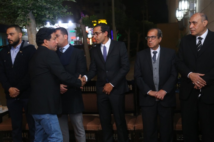 عزاء مصطفي الشامي بحضور أشرف زكي عزاء مصطفي الشامي بحضور أشرف زكي