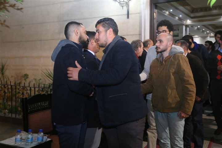 عزاء مصطفي الشامي بحضور أشرف زكي عزاء مصطفي الشامي بحضور أشرف زكي