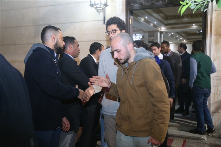 عزاء مصطفي الشامي بحضور أشرف زكي عزاء مصطفي الشامي بحضور أشرف زكي