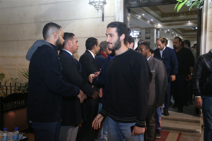 عزاء مصطفي الشامي بحضور أشرف زكي عزاء مصطفي الشامي بحضور أشرف زكي