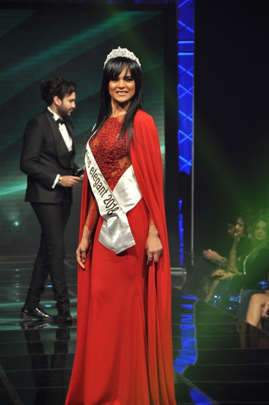 تتويج دعاء عبد الرحيم بلقب ملكة جمال الأناقة "miss elegant" لعام 2019