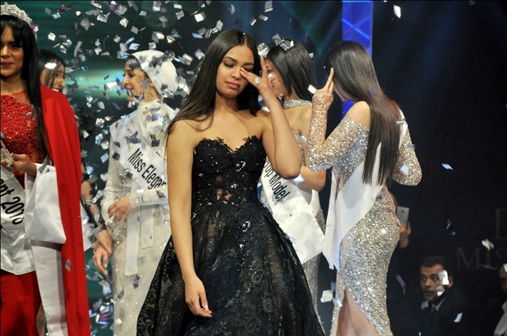 تتويج دعاء عبد الرحيم بلقب ملكة جمال الأناقة "miss elegant" لعام 2019