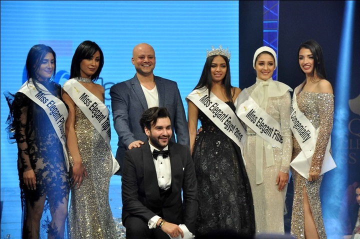 تتويج دعاء عبد الرحيم بلقب ملكة جمال الأناقة "miss elegant" لعام 2019