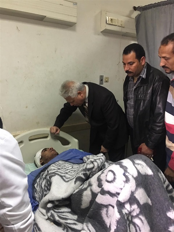 الدفع بعدد 16 سيارة إسعاف لنقل المصابين وجثث الضحايا فور وقوع حادث التصادم على طريق القاهرة الإسكندرية الزراعى