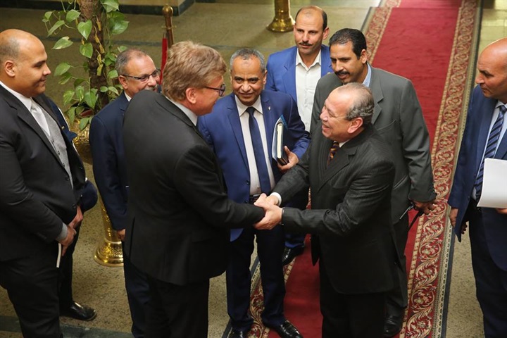 بالصور.. محافظ كفر الشيخ يستقبل سفراء الاتحاد الأوروبي