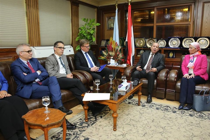 بالصور.. محافظ كفر الشيخ يستقبل وزيرة البيئة 