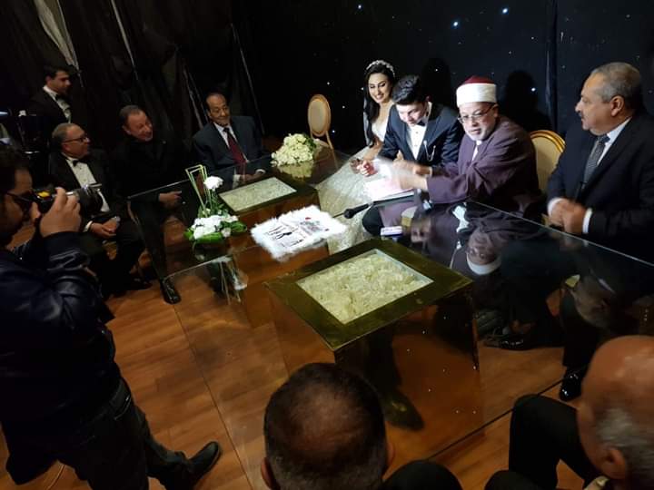 المشير طنطاوى والخطيب فى زفاف أحمد علاء شاكر المشير طنطاوى والخطيب فى زفاف أحمد علاء شاكر
