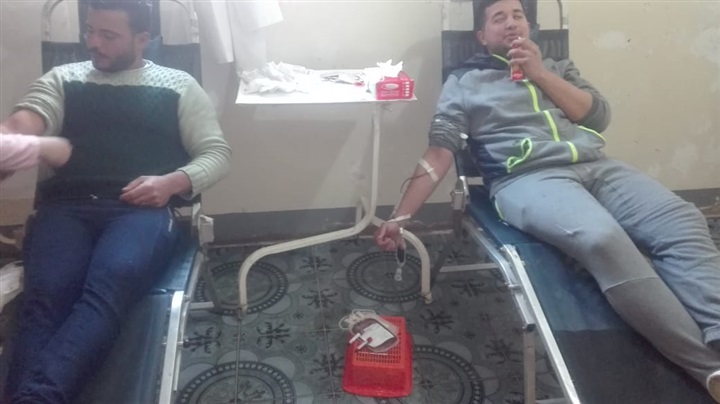 بالصور.. استمرار مبادرة "قرية متبرعة نحو دم آمن " بكفر الشيخ