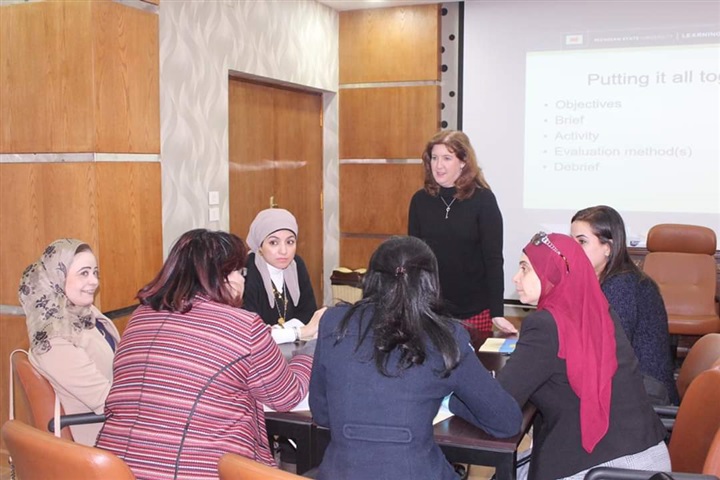 كلية الطب بالقوات المسلحة تستضيف وفد من جامعة ولاية ميتشجن الأمريكية