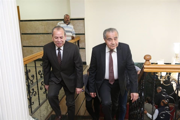 بالصور.. محافظ كفر الشيخ يستقبل وزير التموين 