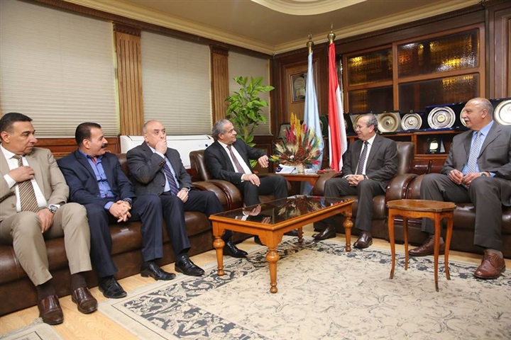 بالصور.. محافظ كفر الشيخ يستقبل وزير التموين 