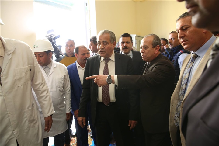 بالصور.. وزير التموين ومحافظ كفر الشيخ يفتتحان محطة معالجة الصرف بمصانع الدلتا للسكر بتكلفة 2.7 مليون يورو