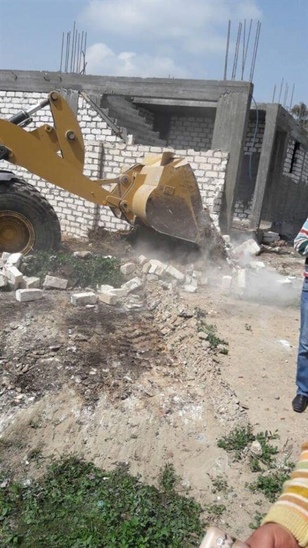 إزالات فورية وإيقاف أعمال بمحافظة البحيرة 