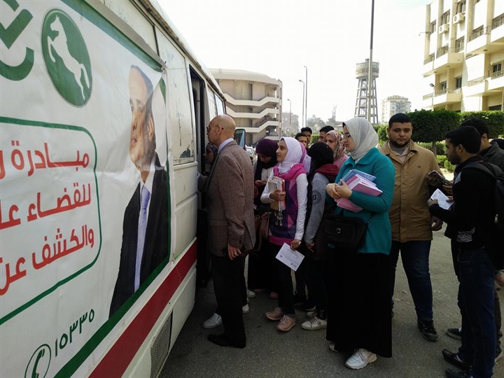 فحص 2 مليون و 375 ألف و 361 مواطن بحملة 100 مليون صحة بالشرقية 