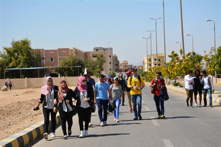 "إجري في الخير" يوم رياضي لطلبة كلية السياحة والفنادق لدعم المرضي بمستشفي شفاء الأورمان بالأقصر "إجري في الخير" يوم رياضي لطلبة كلية السياحة والفنادق لدعم المرضي بمستشفي شفاء الأورمان بالأقصر