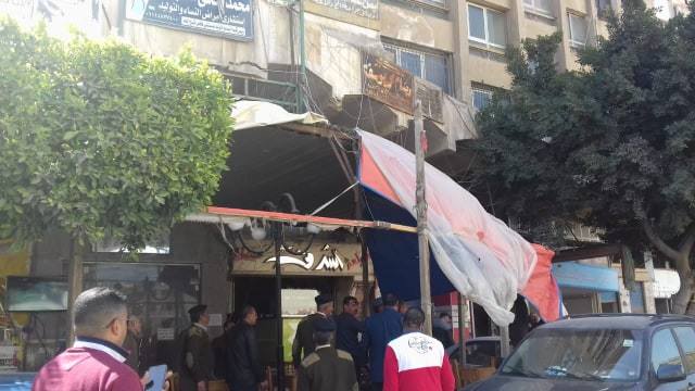 بالصور.. حملة لازالة الإشغالات والتعديات بشوارع كفر الشيخ