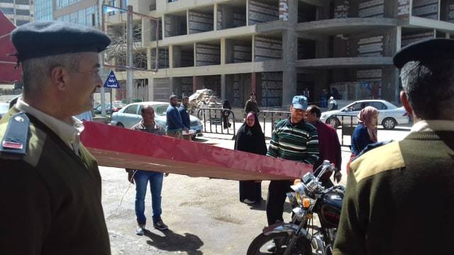 بالصور.. حملة لازالة الإشغالات والتعديات بشوارع كفر الشيخ