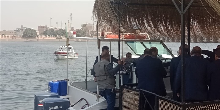 بالصور.. وزيرا الرى والشباب والرياضة يصلان القناطر الخيرية 