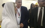  رئيس مدينة الخصوص يستقبل الأم تريزا المصرية 