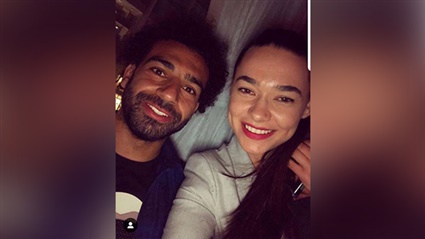 بالصور.. بعد جيسى عبدو .. محمد صلاح برفقة جانا كوزماري في دبي