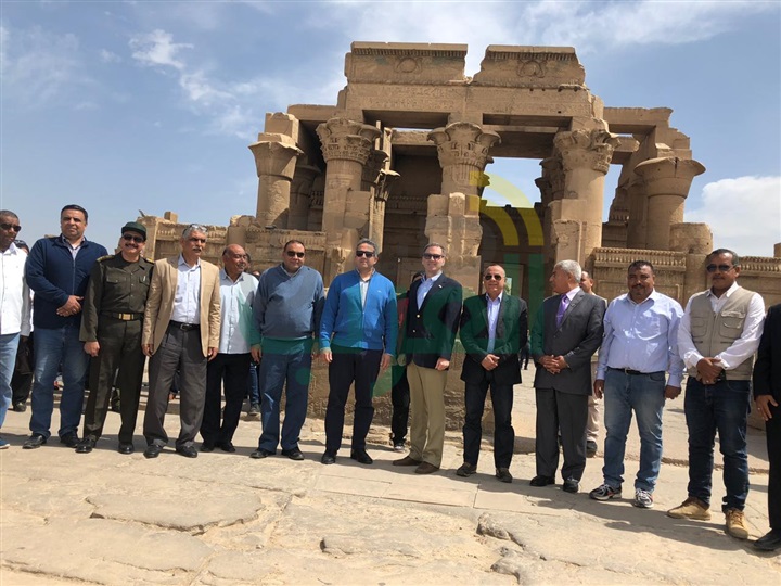  الانتهاء من أعمال مشروع تخفيض منسوب المياه الجوفية بمعبد كوم امبو
