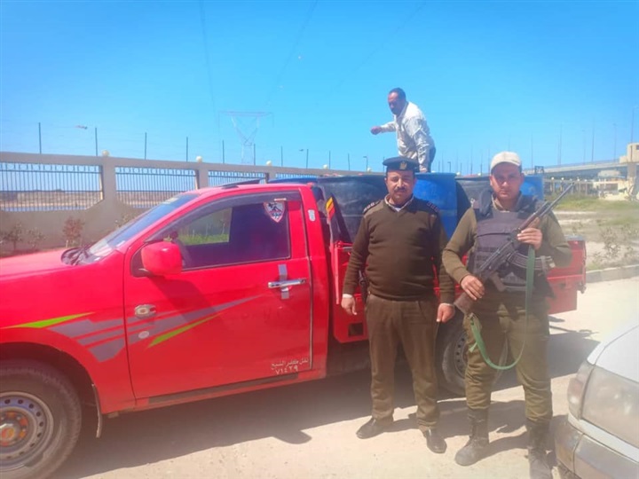 بالصور.. ضبط سيارة محملة بـ 70 ألف وحدة زريعة أسماك بكفر الشيخ