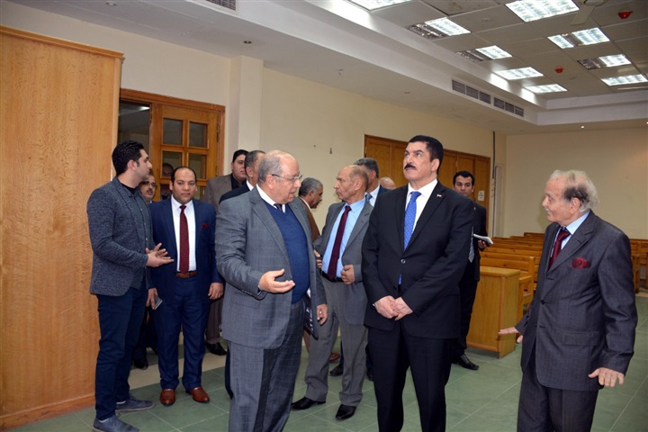 محافظ القليوبية يستقبل رئيس مجلس الدولة بالمحافظة