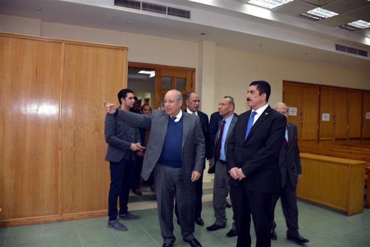 محافظ القليوبية يستقبل رئيس مجلس الدولة بالمحافظة