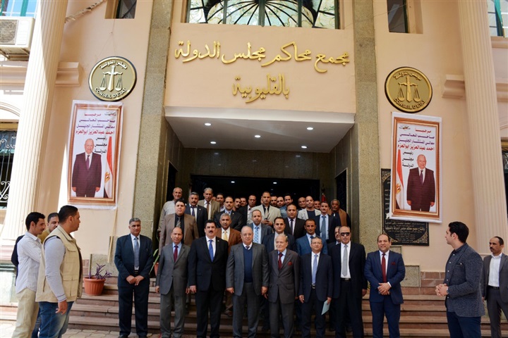 محافظ القليوبية يستقبل رئيس مجلس الدولة بالمحافظة