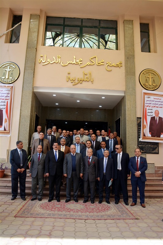 محافظ القليوبية يستقبل رئيس مجلس الدولة بالمحافظة